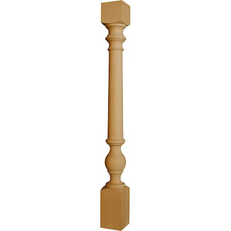 Osborne Wood Products 35 1/2 x 3 1/2 French Country Island Leg in White Oak 1749WO
